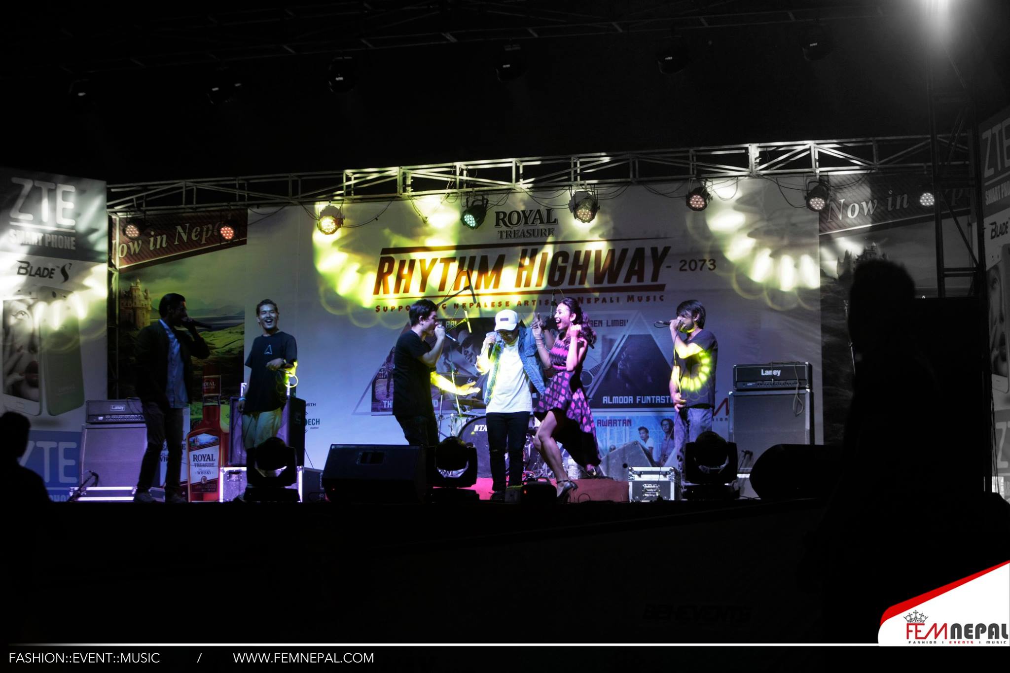B-8eight Live performance at Rhythm Highway event by Fem Nepal