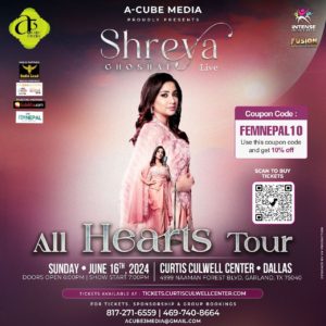 shreya ghoshal live in dallas femnepal